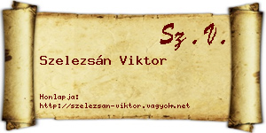 Szelezsán Viktor névjegykártya